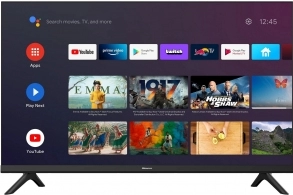 32" LED TV Hisense 32A5710FA, Black (1366x768 HD Ready, PCI 1000 Hz, SMART TV (Android TV 9.0 Pie OS), 3 x HDMI2.0, 2 x USB, DVB-T/T2/C/S2, Speakers 2 x 6W, 3.8 Kg) 