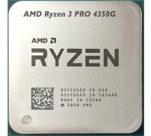 AMD Ryzen™ 3 PRO 4350G, Socket AM4, 3.8-4.0GHz (4C/8T), 4MB L3, Integrated Radeon Vega 6 Graphics, 7nm 65W, tray 