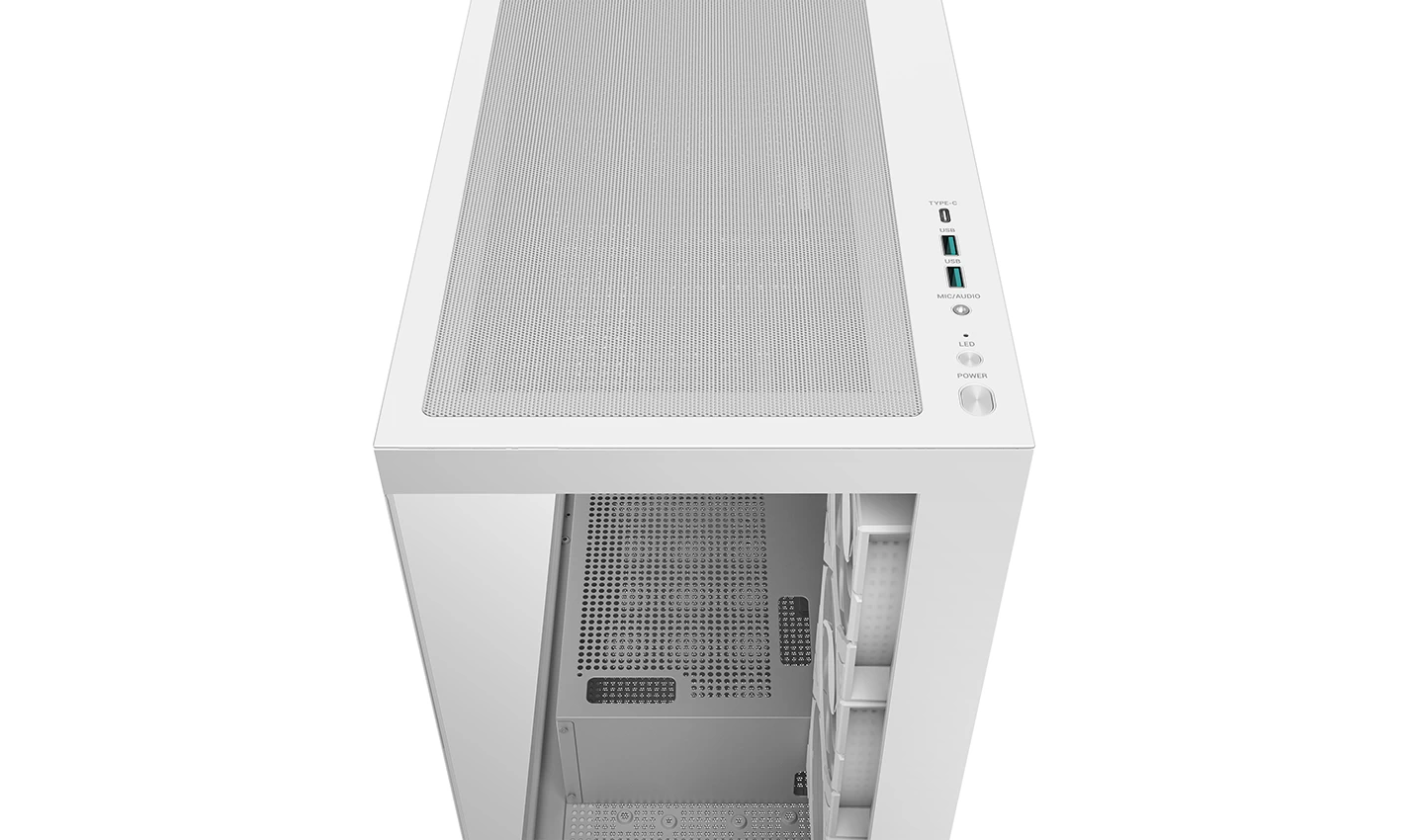 Корпус DEEPCOOL CG580 4F WH/ w/oPSU / Side-Window / ATX / White photo 6