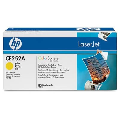 HP 504A (CE252A) Yellow Cartridge for HP LaserJet CP3525, CP3525n, CP3525dn, CP3525x, CM3530, CM3530fs, 7000 p. photo 1