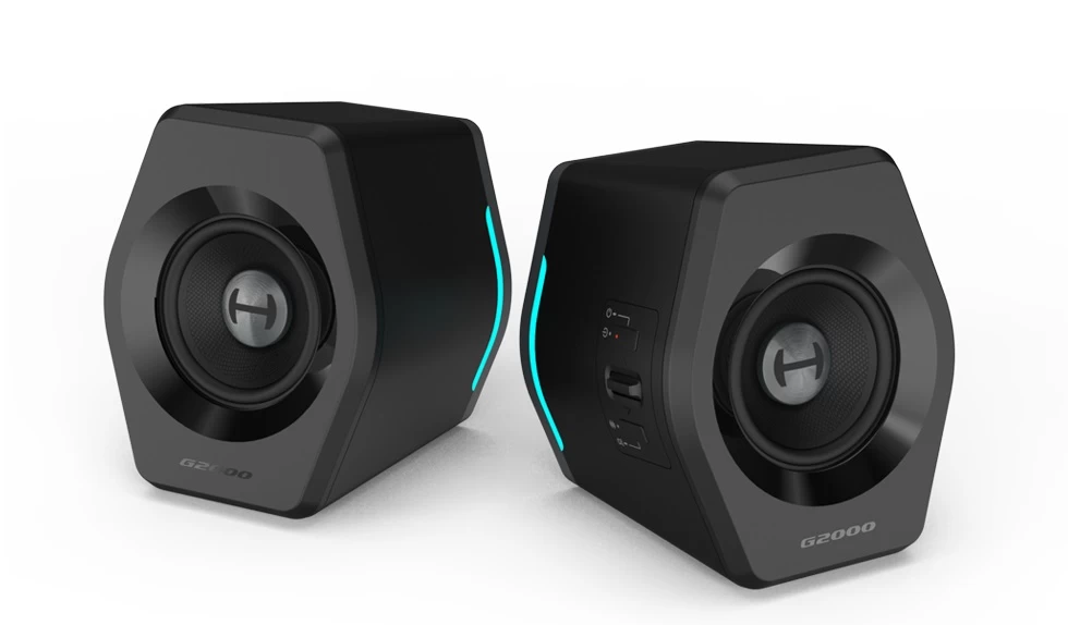 Boxe Gaming Edifier Gaming G2000 Black / 2x16W RMS / Bluetooth / RGB  light photo 1