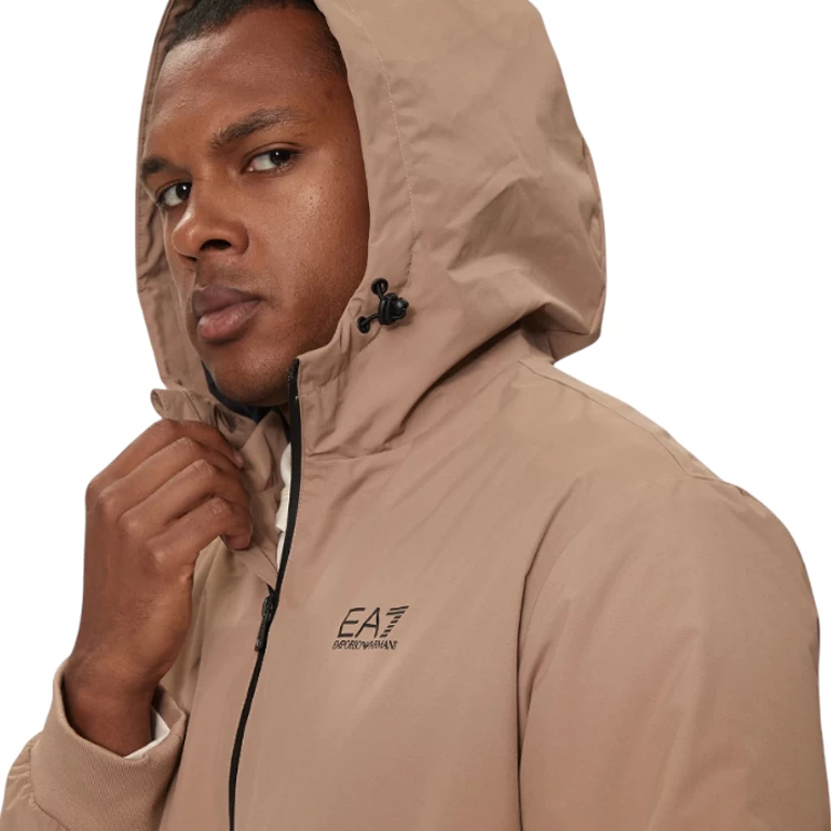 Куртка мужская EA7 EMPORIO ARMANI CORE IDENTITY BOMBER HOOD IN TECHNICAL M Бежевый photo 4