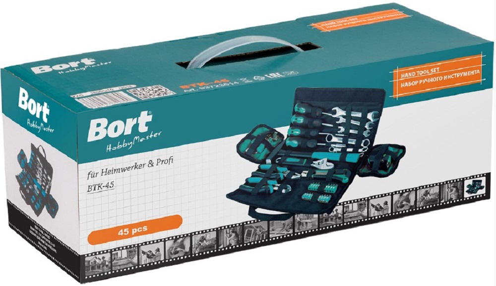 Set de instrumente manual Bort BTK-45 photo 5