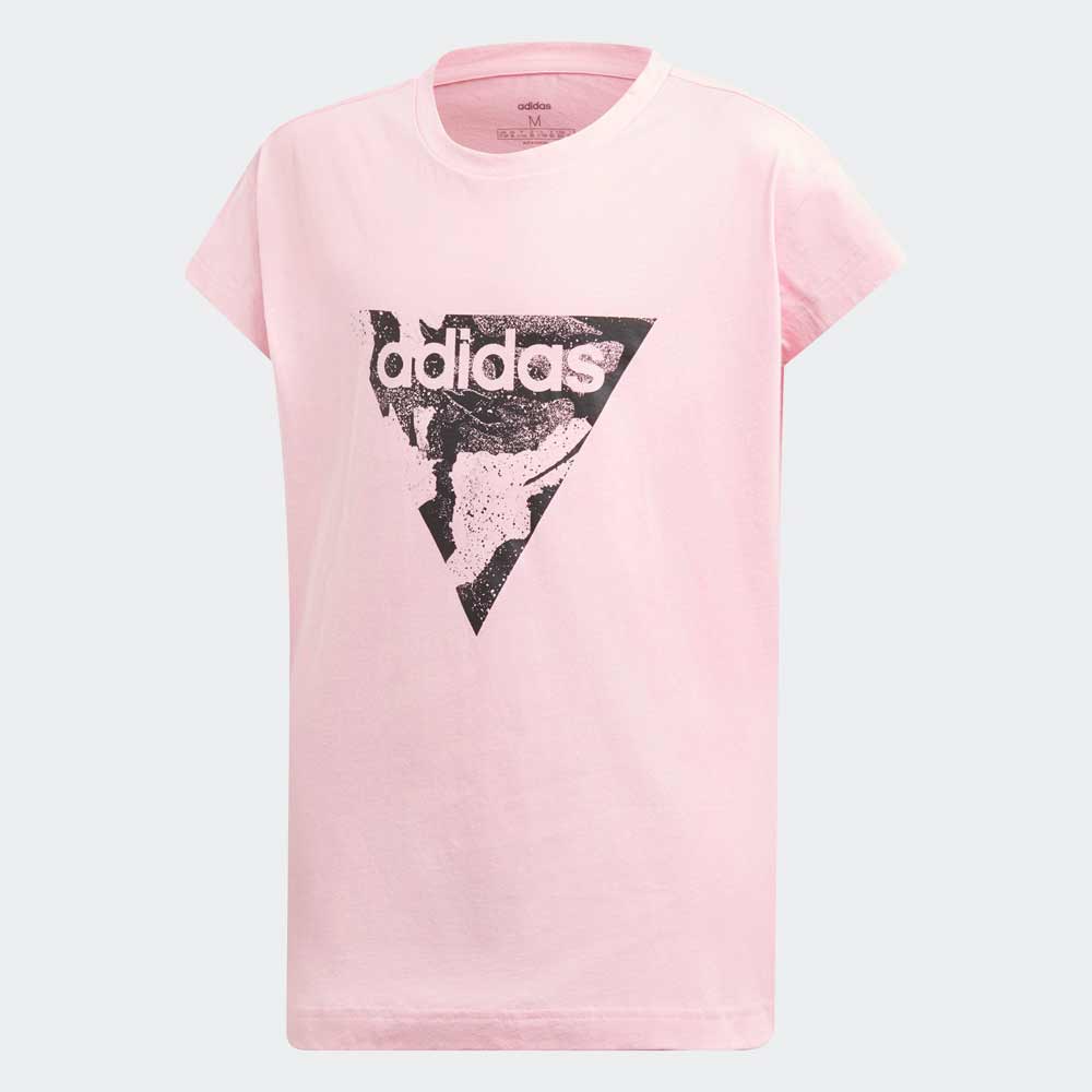 Tricou Adidas YG E AOP TEE / Femei / 158 / Roz photo 1