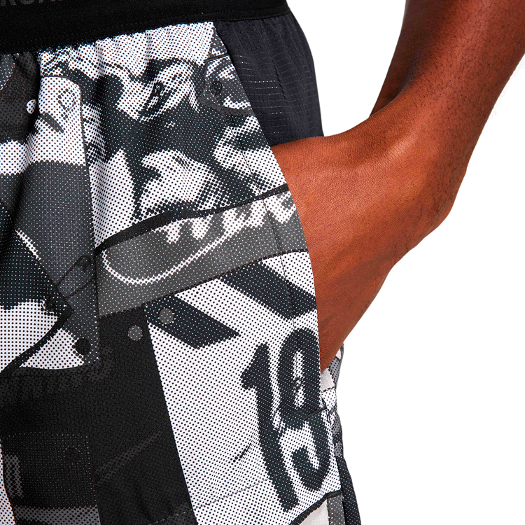 Sorti de bărbați Nike M NK DF RUN ENRGY STRDE 5BF XXL Negru-alb photo 4
