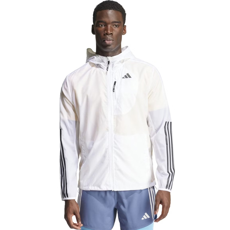 Jachetă Adidas OTR E 3S JKT XS Alb pentru bărbați  photo 3