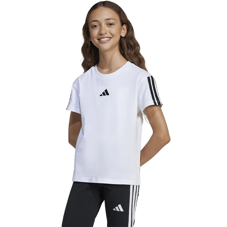 Tricou Adidas JG 3S TEE 160 170 Alb Femei photo 1