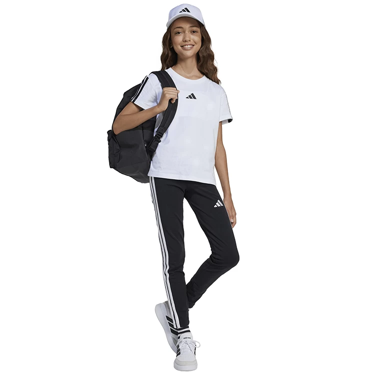 Tricou Adidas JG 3S TEE 160 170 Alb Femei photo 4