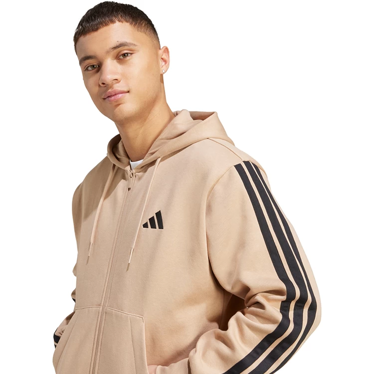 Мужская Толстовка Adidas M 3S FL FZ HD L Коричневый photo 4