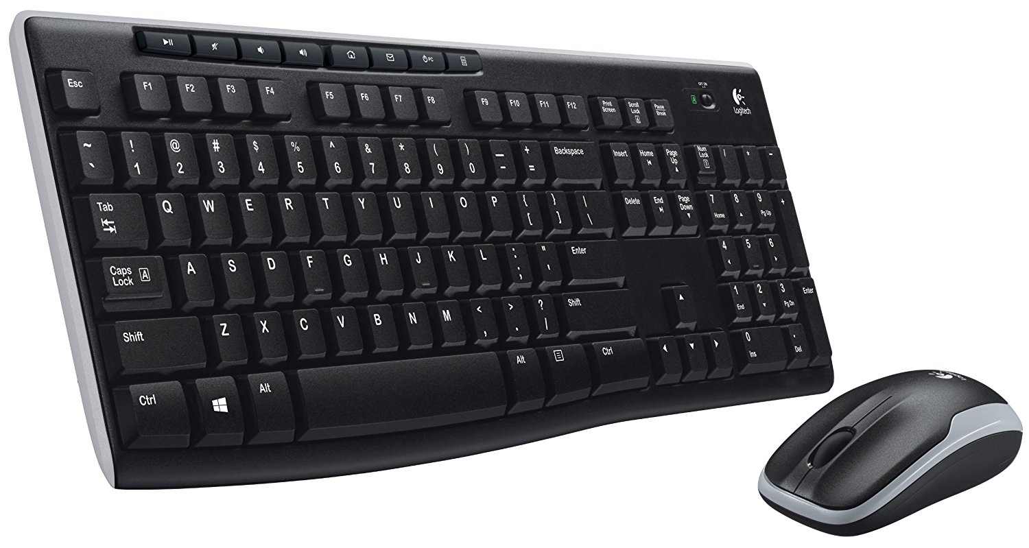 Logitech Wireless Combo MK270, Multimedia Keyboard & Mouse, USB, Retail photo 1