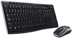 Logitech Wireless Combo MK270, Multimedia Keyboard &amp; Mouse, USB, Retail 