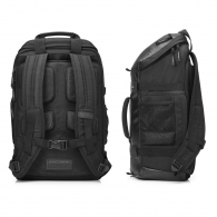 15.6" NB Backpack - HP Odyssey Backpack (Black), Durable Water Resistant Materials, Unique Camouflage Pattern Inside, Air-Mesh Covered Padding, Multiple Accessory Pockets. thumbnav 1