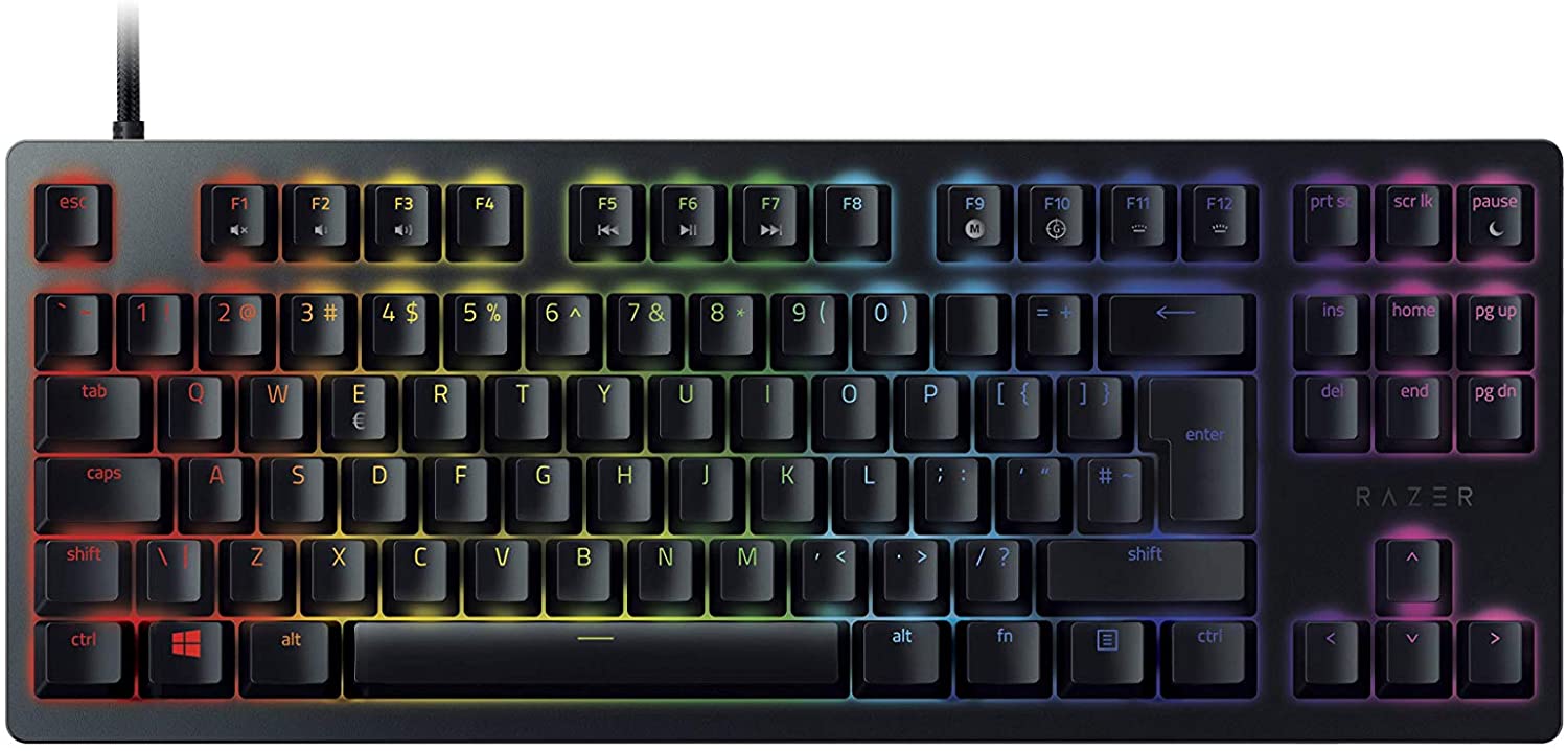 RAZER Huntsman Tournament Edition Gaming Keyboard, Linear Optical Switches Red, Doubleshot PBT Keycaps, Onboard Memory - Ru Layout photo 1