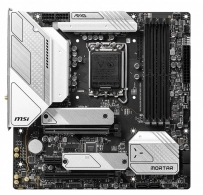 MSI PRO B660M MORTAR WIFI DDR4, Socket 1700, Intel® B660 (12th Gen CPU), Dual 4xDDR4-4800, CPU Intel graphics, HDMI, DP, 2xPCIe X16 4.0, 6xSATA3, RAID, 2xM.2 4.0, 1xPCIeX1, ALC1200 HDA/SPDIF, 1x2.5GbE LAN, WiFi6/BT5.2, 1xUSB-C Gen 2x2, 4xUSB 3.2Gen2(3A+1C 