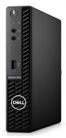 DELL OptiPlex 3000 MFF lntel® Core® i5-12500T (6 Cores/18MB/12T/2.0GHz to 4.4GHz/35W), 8GB (1X8GB) DDR4, M.2 256GB PCIe NVMe SSD, Intel Integrated Graphics, WiFi6 2x2+BT5.2, TPM, NO ODD, USB mouse MS116, USB KB216, PSU 65W, Ubuntu, 3Y Warranty, Black. 