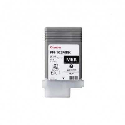 Ink Cartridge Canon PFI-102 MB, matte black, 130ml for iPF500,510,600,605,610,650,655,700,710,720,750,755,760,765 photo 1