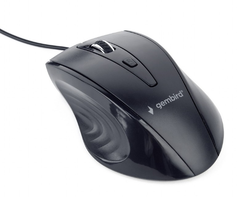 Gembird MUS-4B-02, Optical Mouse, 1200dpi, 4-button, USB, Black photo 3