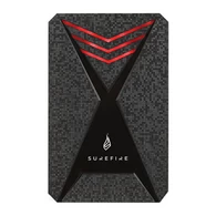 2.5” External SSD 1.0TB  Surefire GX3 Gaming SSD (by Verbatim), USB 3.2 Gen 1, Black/Red, Includes USB-C Adapter, Ultra-small and lightweight SSD, Stylish black design with a 3D surface, Nero Backup Software 