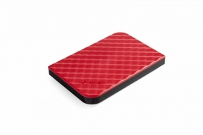 2.5” HDD Extern Verbatim ”Store 'n' Go” / USB3.0 / 1.0TB / Red thumbnav 2