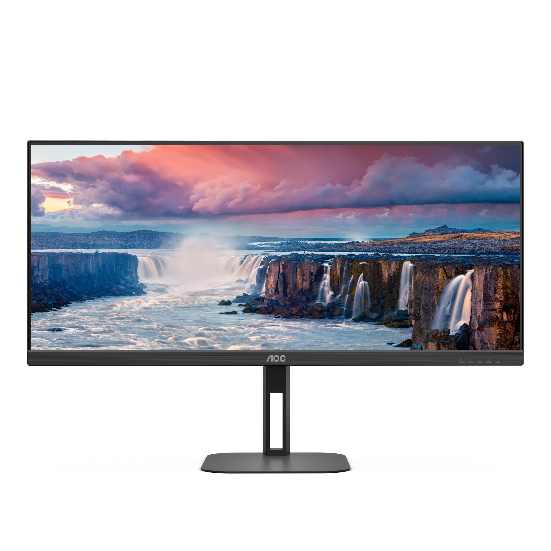 34.0” Монитор AOC U34V5C/BK / WQHD / 21:9 / 100Hz / 1ms / Black photo 1