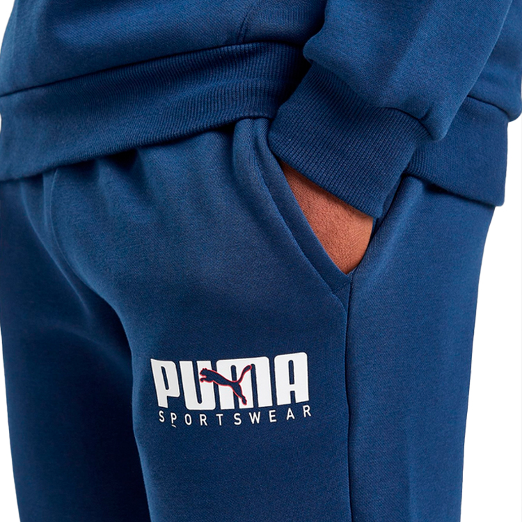 Pantaloni Puma Key Graphic Pants FL M Albastru Barbati photo 4