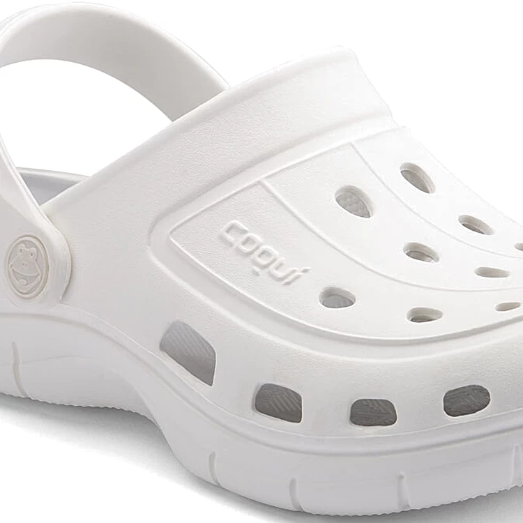 Шлепанцы COQUI Clogs JUMPER / Мужской / 45 / Белый/Серый photo 5