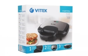 Sandwtch maker Vitek VT-7146, 750 W, Gri-negru thumbnav 5