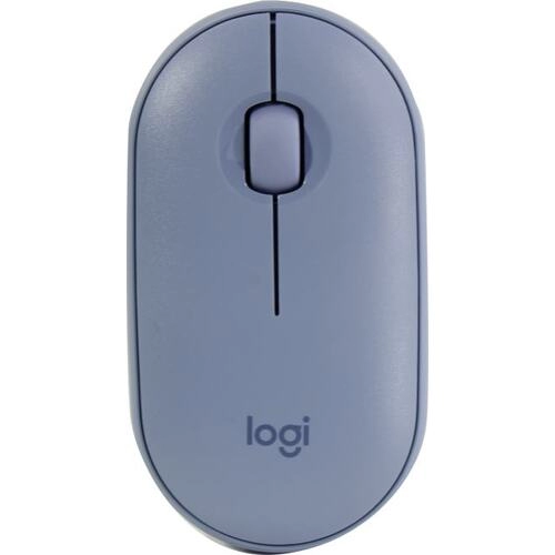 Logitech Wireless Mouse Pebble M350 Blue-Grey, Optical Mouse for Notebooks, 1000 dpi, Nano receiver, Retail photo 1