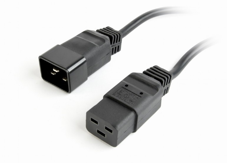 Power Extension cable PC-189-C19 (C19 to C20), 1.5 m photo 1 Power Extension cable PC-189-C19 (C19 to C20), 1.5 m photo 1