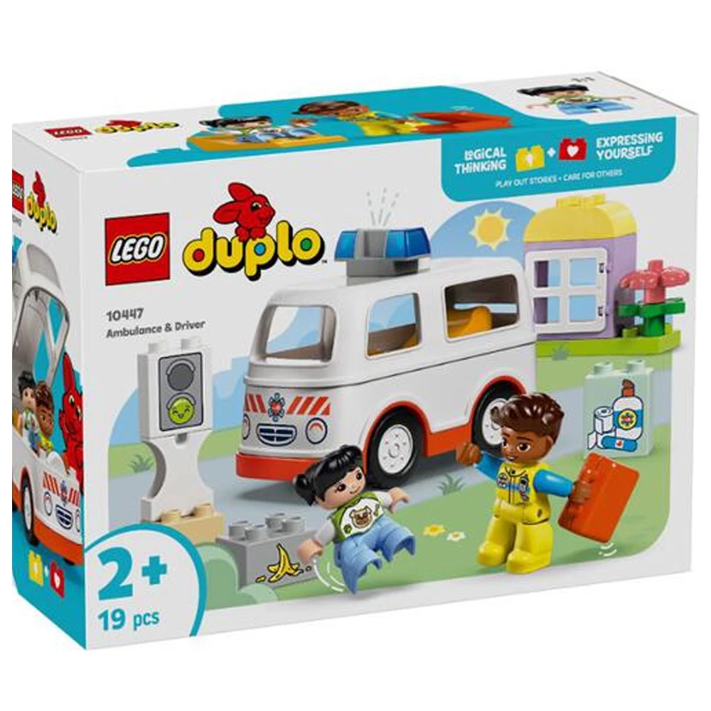 Конструктор Lego Duplo Ambulance &amp; Driver 10447  от 2+ лет photo 1