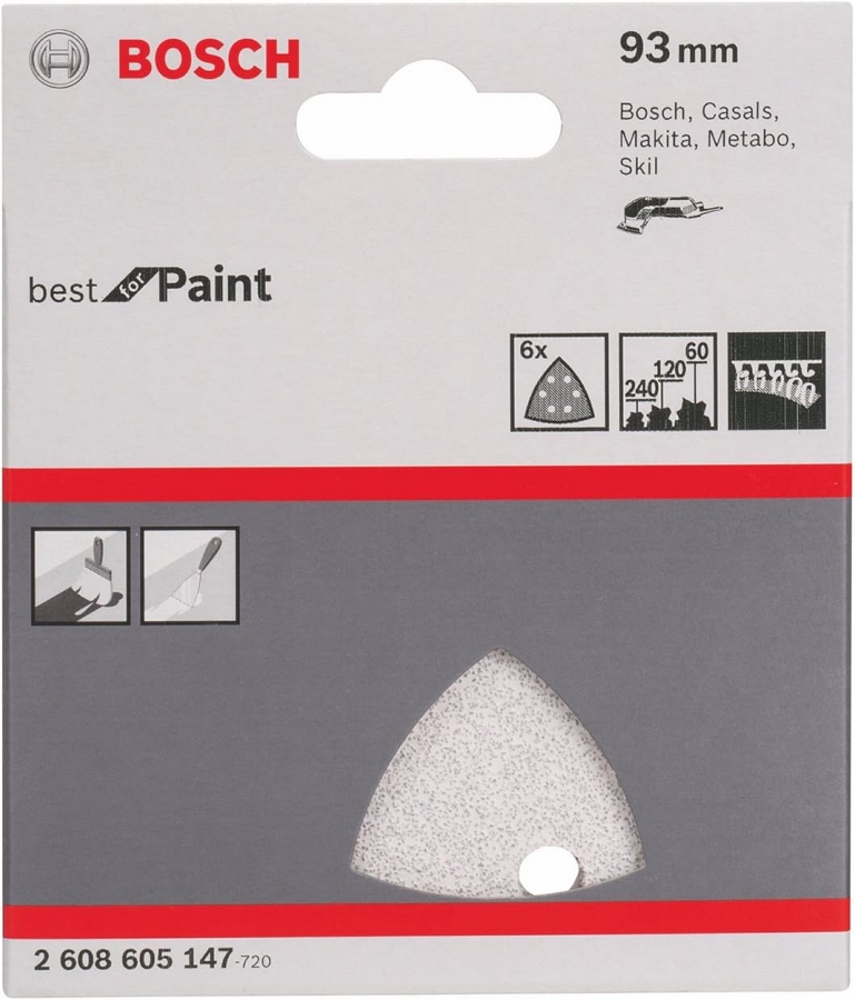 Hartie de slefuit Bosch 2608605147 photo 2