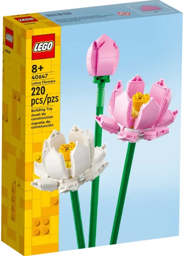 Constructor Lego Botanical Collection Lotus Flowers 40647 de la 8+ ani photo 1