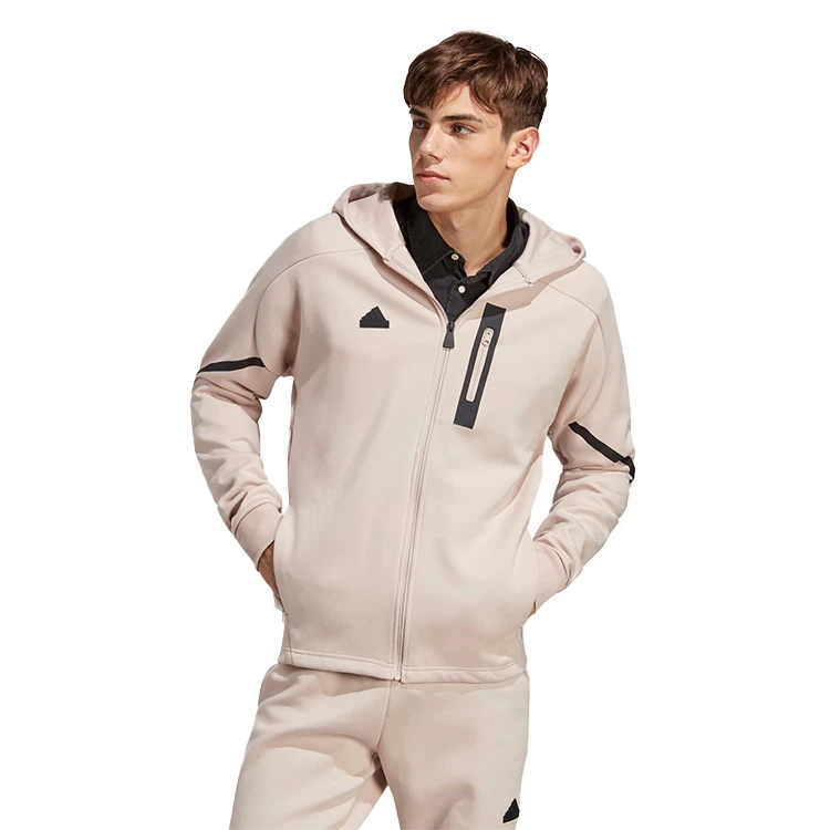 Hanorac pt bărbați Adidas M D4GMDY FZHD S Bej photo 6