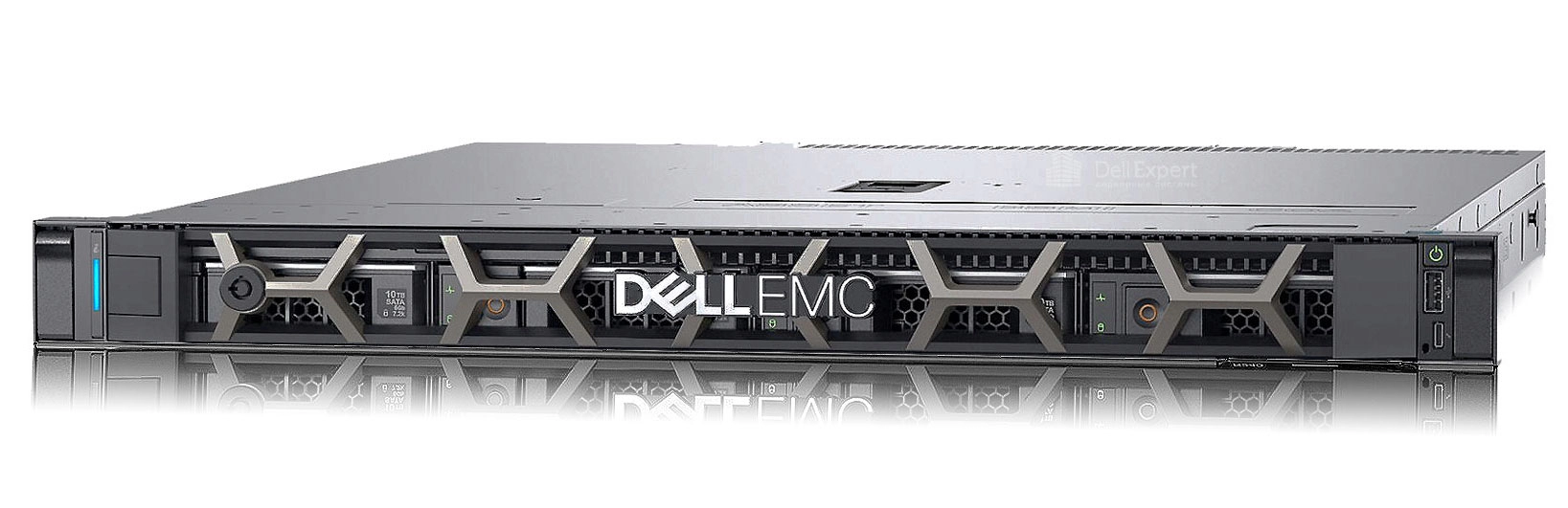 Dell PowerEdge R340 1U Rack, Intel Xeon E-2124 (3.3GHz, 8M Cache, 4C/4T, 71W), 8GB UDIMM DDR4 RAM, 1TB 7.2K RPM SATA HDD (up to 4 3,5" Hot Plug) PERC H330, iDRAC9 Basic, LAN DP 1GBE, TPM 1.2, Windows Server 2016 Essentials, Single Hot Plug 350W PSU photo 1