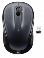Logitech Wireless Mouse M325 Dark Silver, Optical Mouse for Notebooks, Nano receiver, Retail 