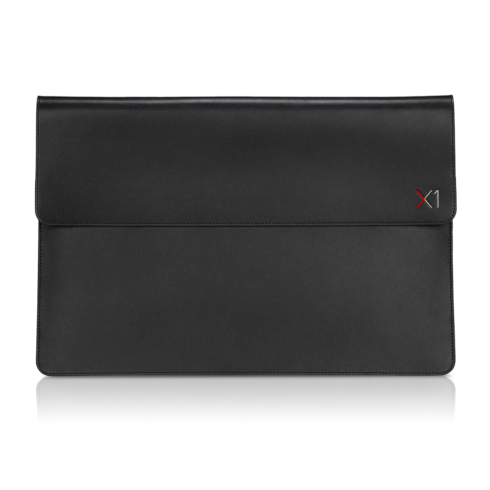 14" NB Bag - Lenovo ThinkPad X1 Carbon/Yoga - Leather Sleeve by Targus, Magnetic closure, Back slip pocket, Black. photo 1