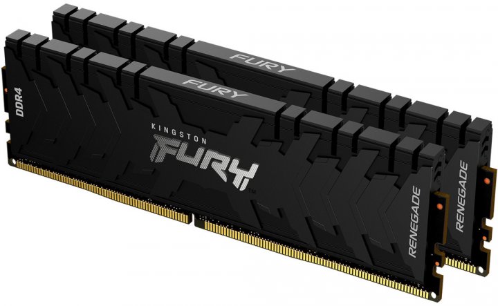 16GB (Kit of 2*8GB) DDR4-3600  Kingston FURY® Renegade DDR4, PC28800, CL16, 1.35V, Symmetric BLACK Large heat spreader, Intel XMP Ready (Extreme Memory Profiles) photo 1