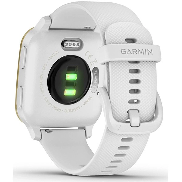 Garmin Venu Sq, NFC, White/Light Gold photo 2