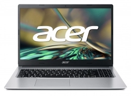 ACER Aspire A315-43 Pure Silver (NX.K7UEU.009) 15.6" FHD IPS (AMD Ryzen 3 5300U, 4xCore, 2.6-3.8GHz, 8Gb (1x8) DDR4 RAM, 512GB PCIe NVMe SSD, AMD Radeon Graphics, WiFi5-AC/BT 5.0, 3 cell, 720p HD webcam, RUS, No OS, 1.81 kg) 