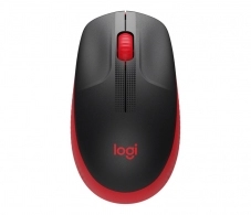 Logitech Wireless Mouse M190 Full-size - RED - 2.4GHZ - EMEA - M190 