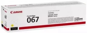 Laser Cartridge Canon 067 Y (5099C002), Yellow (1250 pages) for F651Cw /MF655Cdw /MF657Cdw /LBP631Cw /LBP633Cdw. thumbnav 2