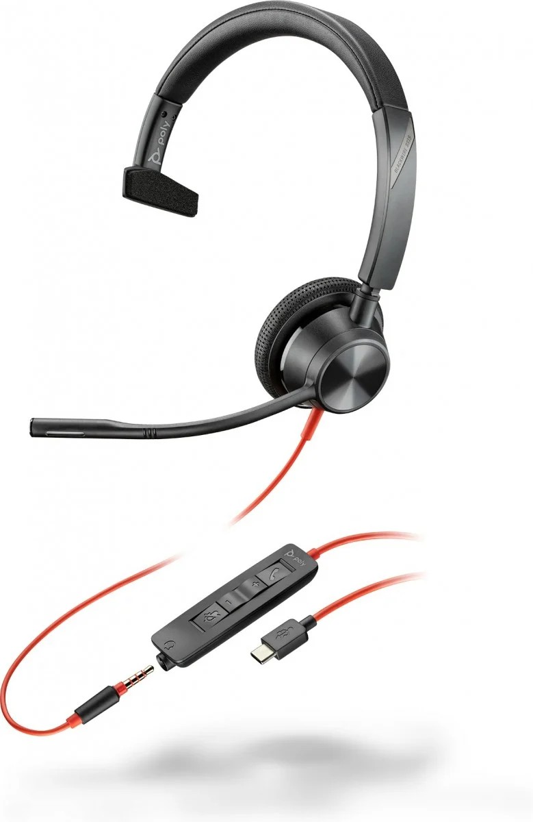 Наушники Poly Blackwire 3315 / USB-C / Black photo 1