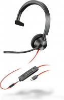 Наушники Poly Blackwire 3315 / USB-C / Black thumbnav 1