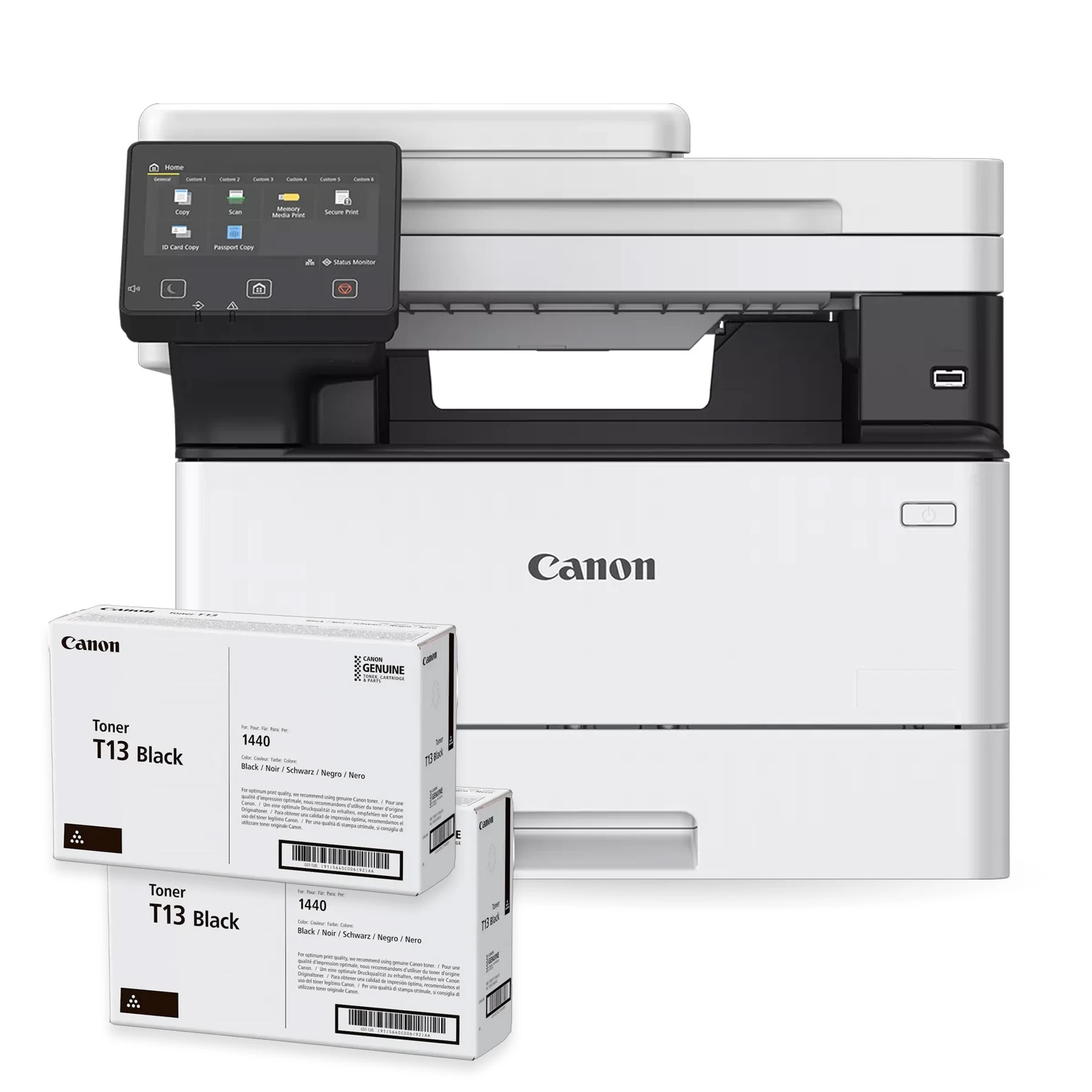 МФУ Canon i-SENSYS X 1440i+2*T13 toner /  A4 / DADF / Duplex / Wi-Fi / Net photo 1