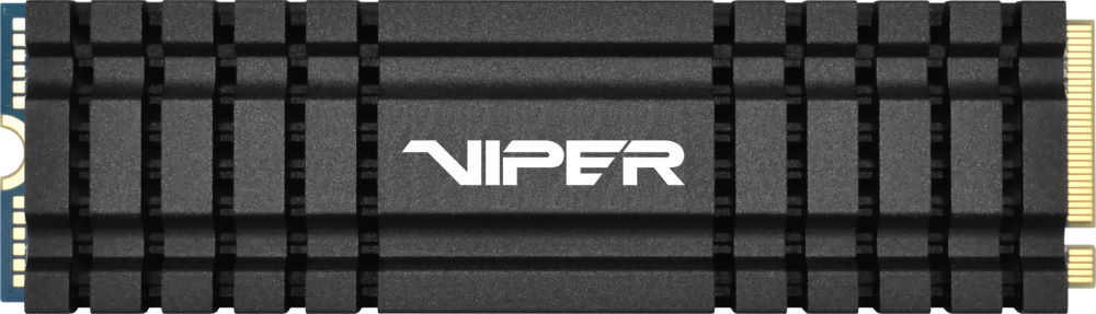 M.2 NVMe SSD 2.0TB VIPER (by Patriot) VPN110, w/Aluminum Heatshield, Interface: PCIe3.0 x4 / NVMe 1.3, M2 Type 2280 form factor, Sequential Read 3300 MB/s, Write 3000 MB/s, Read 500K IOPS, Random Write 500K IOPS, Thermal Throttling Technology, DRAM Cache  photo 1