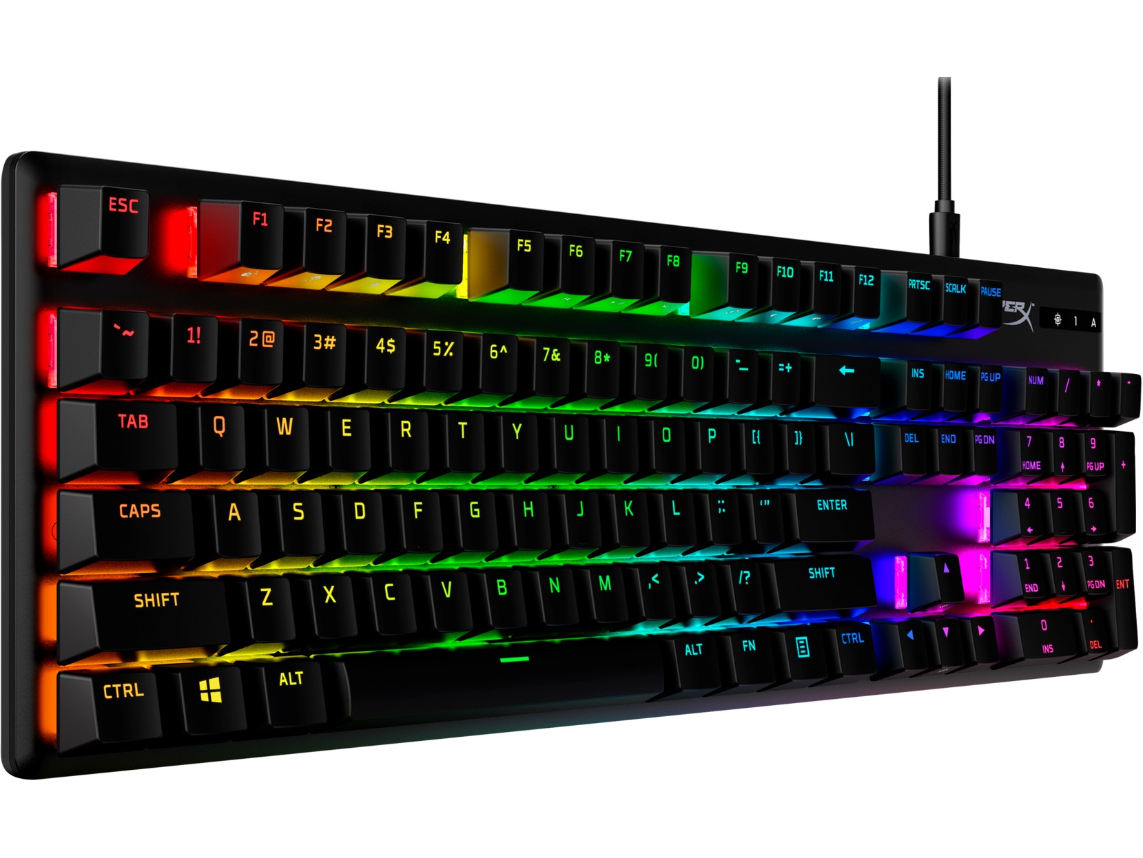 Клавиатура HYPERX Alloy Origins PBT HX Aqua - Tactile key switch [639N5AA#ACB] photo 2