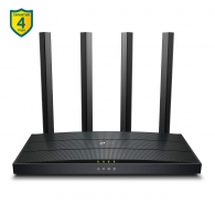 Wi-Fi роутер TP-LINK  Archer AX12 / AC1500 Dual Band / Wi-Fi6 / Gigabit / 1WAN+3LAN / 4 fixed antennas thumbnav 1