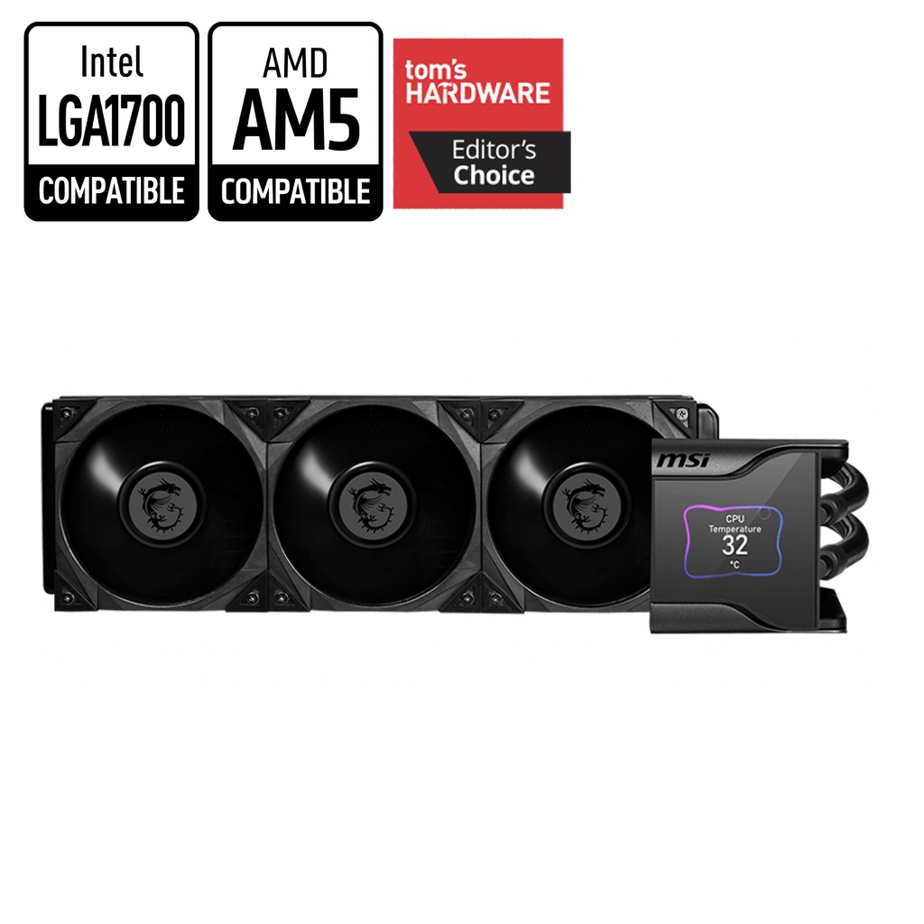 Жидкостный Кулер MSI MEG CORELIQUID S360/ Universal/ 56.2 CFM photo 1
