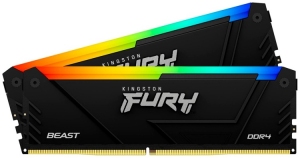 Memorie operativa Kingston FURY® Beast DDR4 RGB DDR4-3600 32GB (Kit of 2*16GB) thumbnav 1