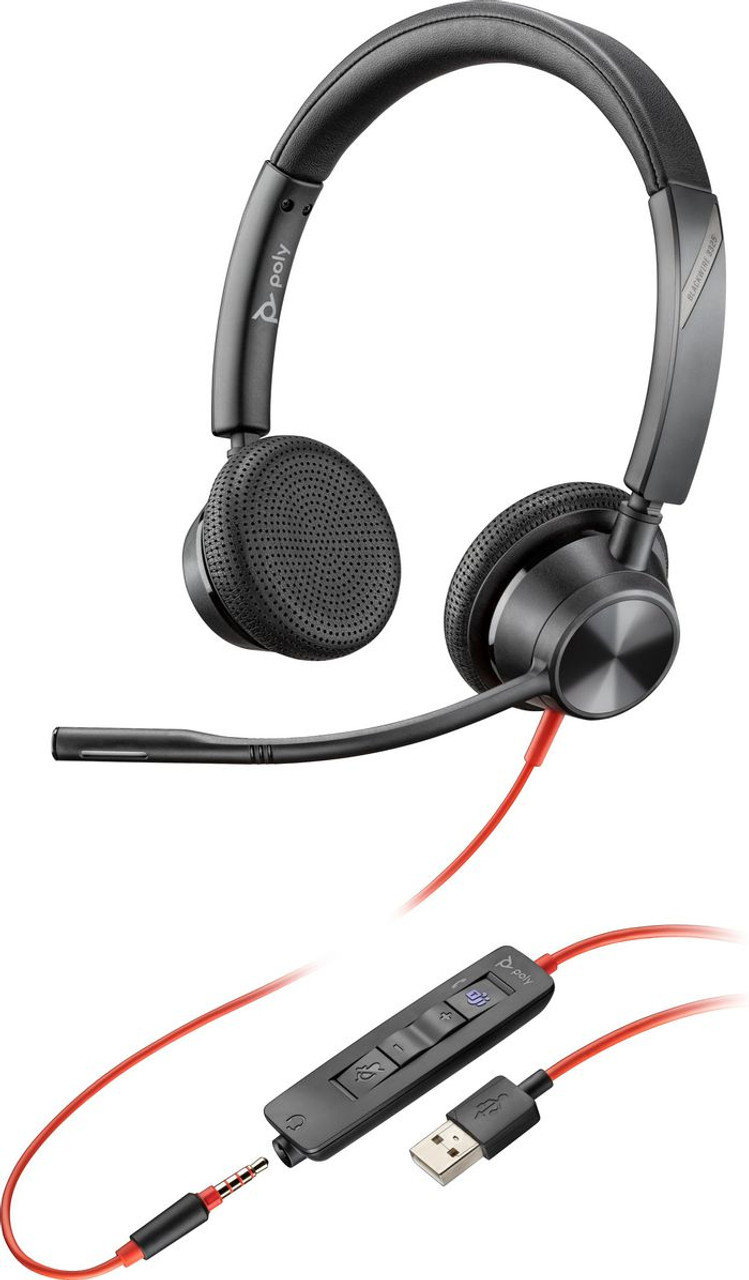 Наушники Poly Blackwire 3325-M / USB-A / Black photo 1